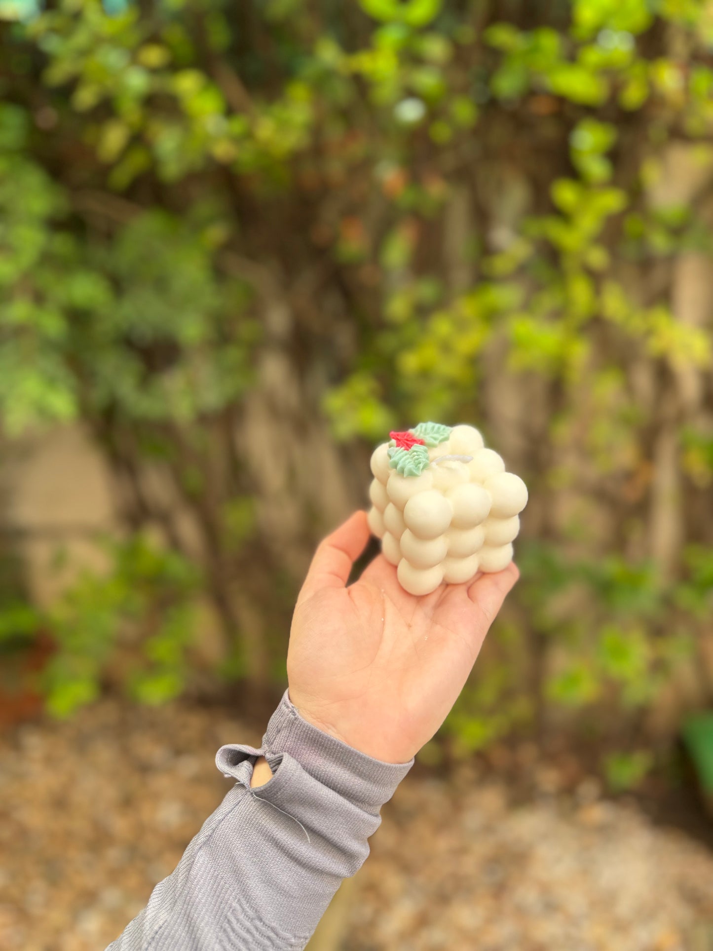 Vela decorativa burbuja edición invierno 🎄