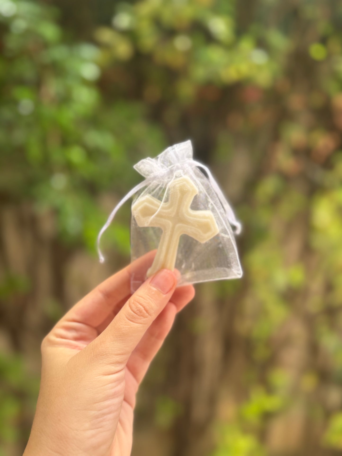 Velas en forma de cruz