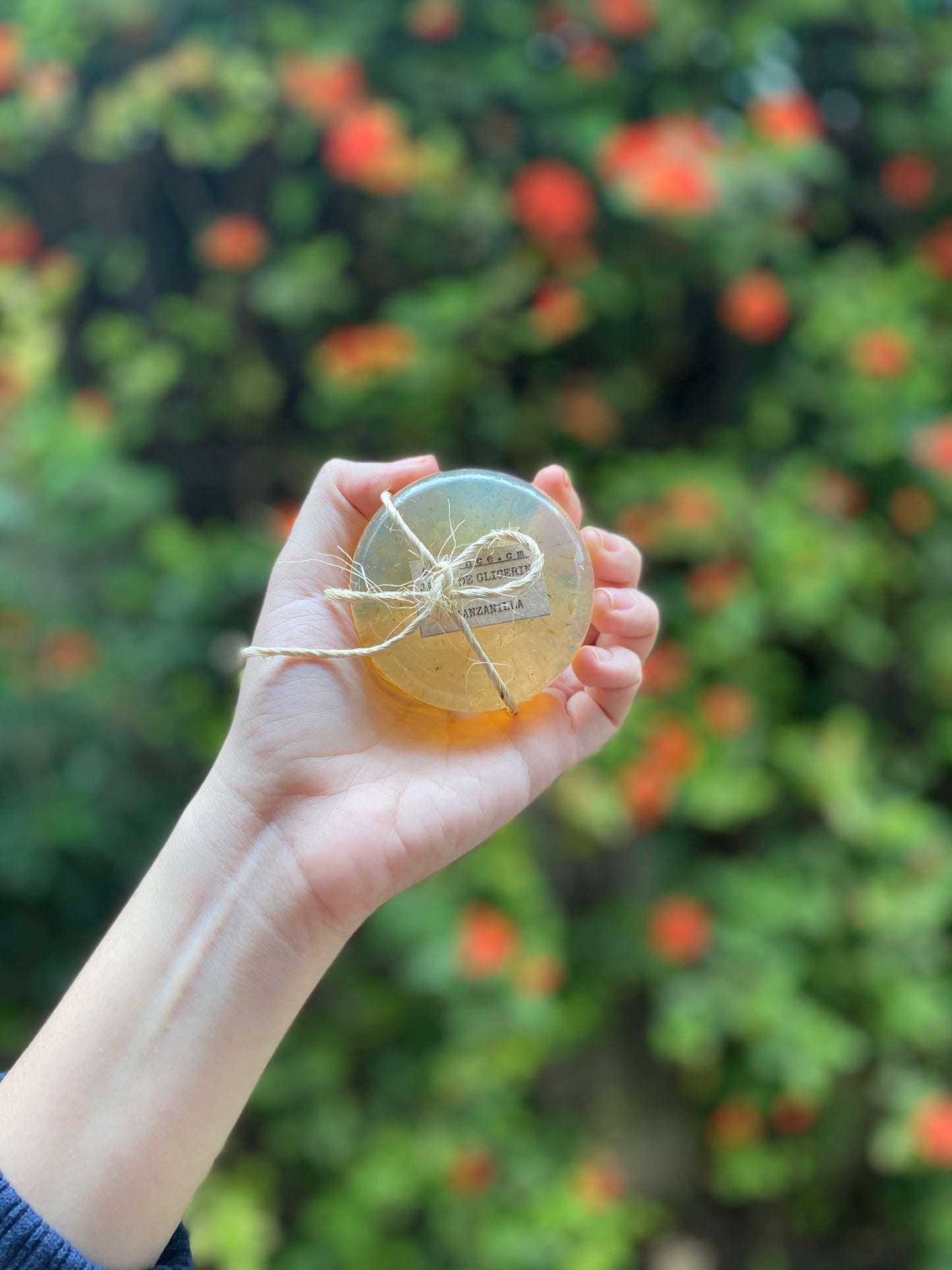 Jabón de glicerina con manzanilla