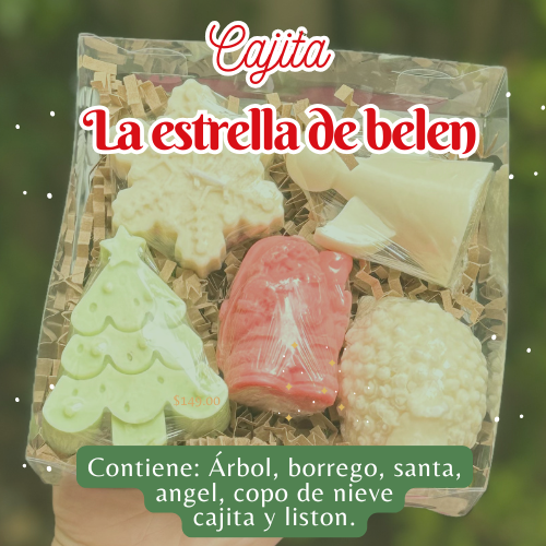 Cajita la estrella de belen