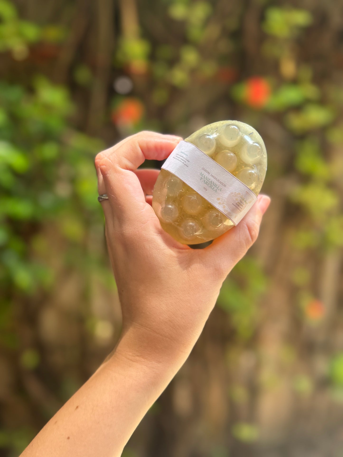 Jabón Masajeador Manzanilla y Arcilla Verde
