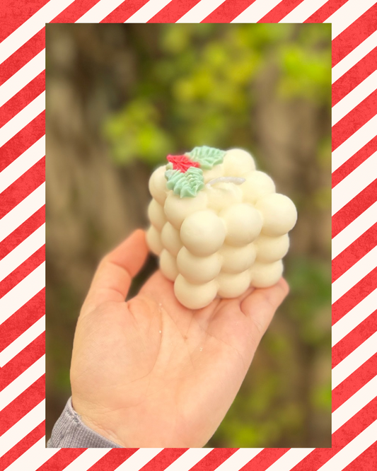 Vela decorativa burbuja edición invierno 🎄