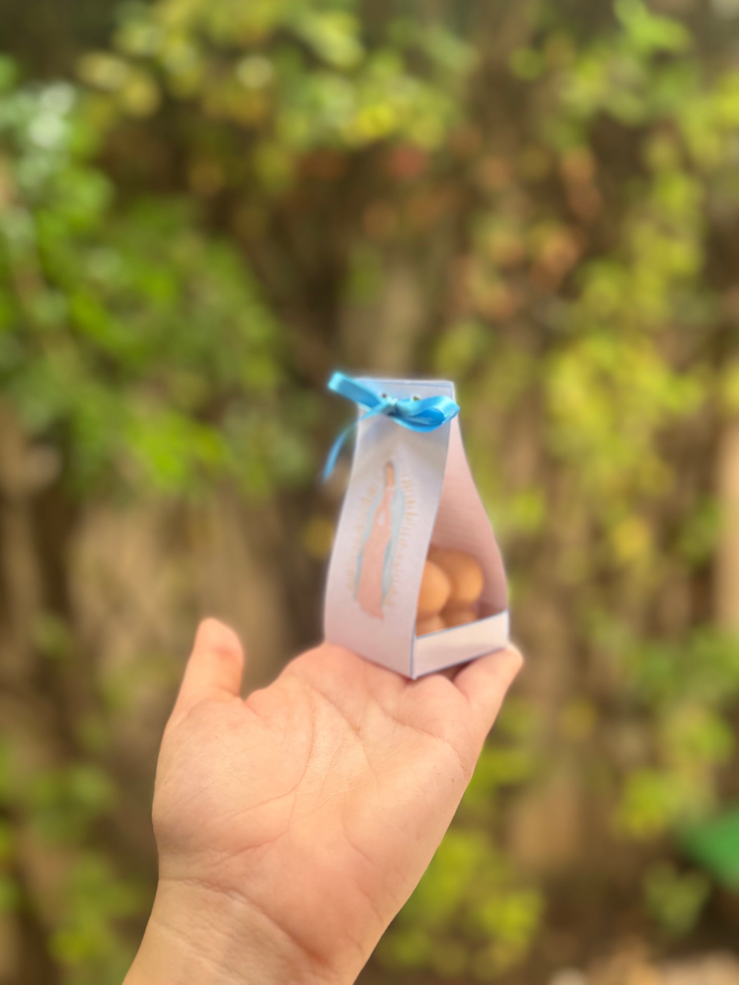 Vela mini burbuja con etiqueta 🏷️