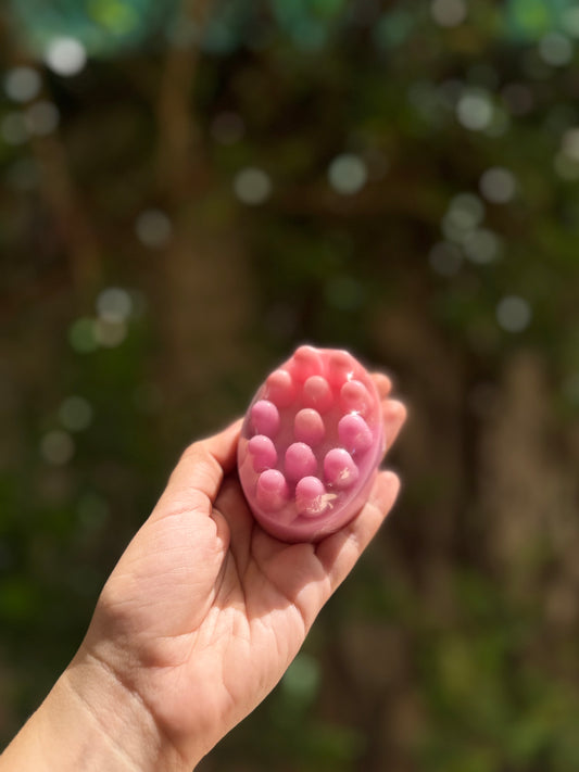 Jabón masajeador pink blossom 🌸🌱🍒