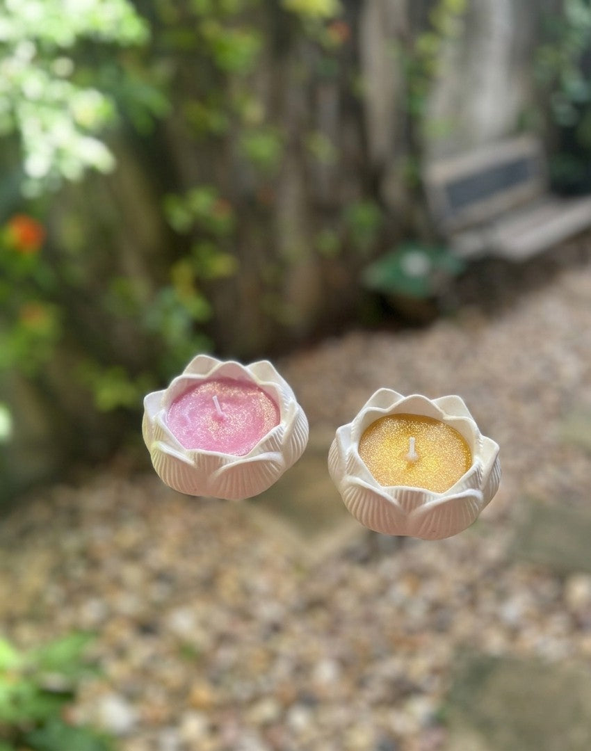 Vela Flor de Loto