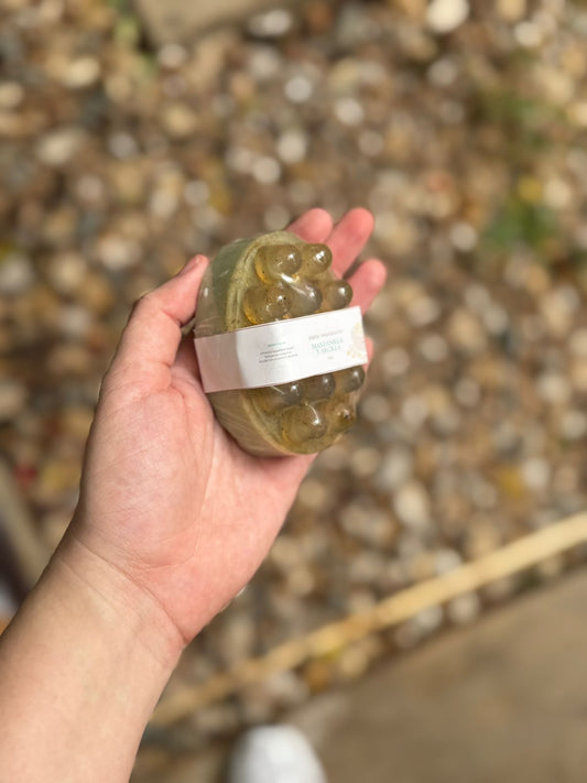 Jabón Masajeador Manzanilla y Arcilla Verde