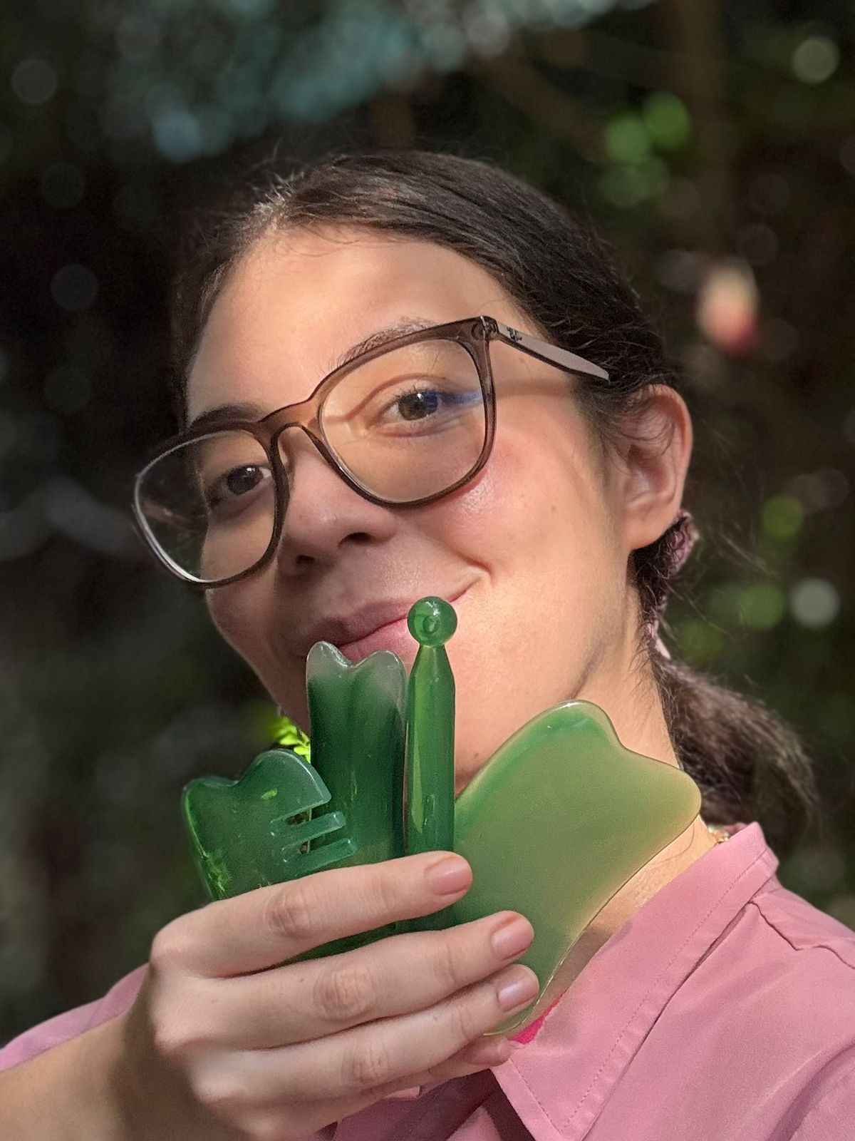 Gua Sha de plástico