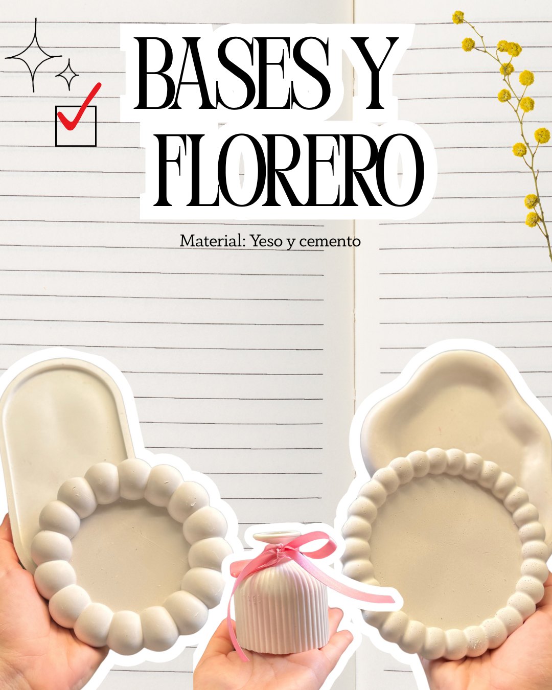 Bases y Floreros