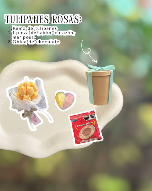 Kit Tulipanes Rosas