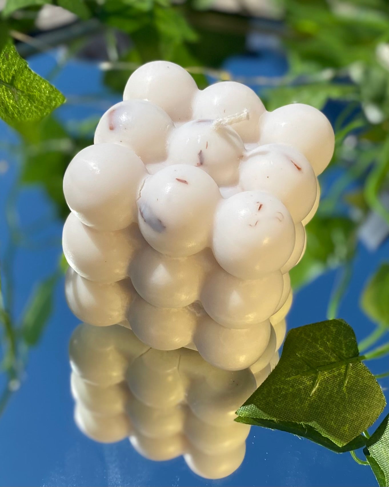 Vela de soya "burbuja"